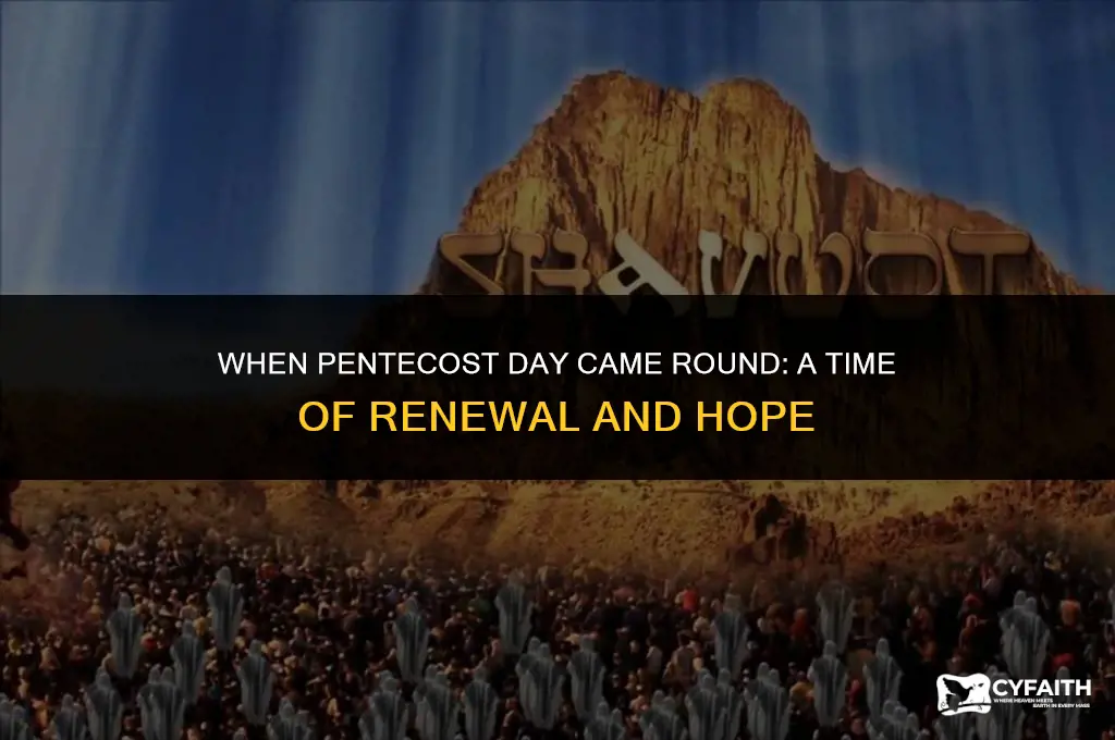 when pentecost day came round