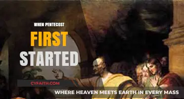 Unveiling the Origins: When Pentecost First Ignited the Flames