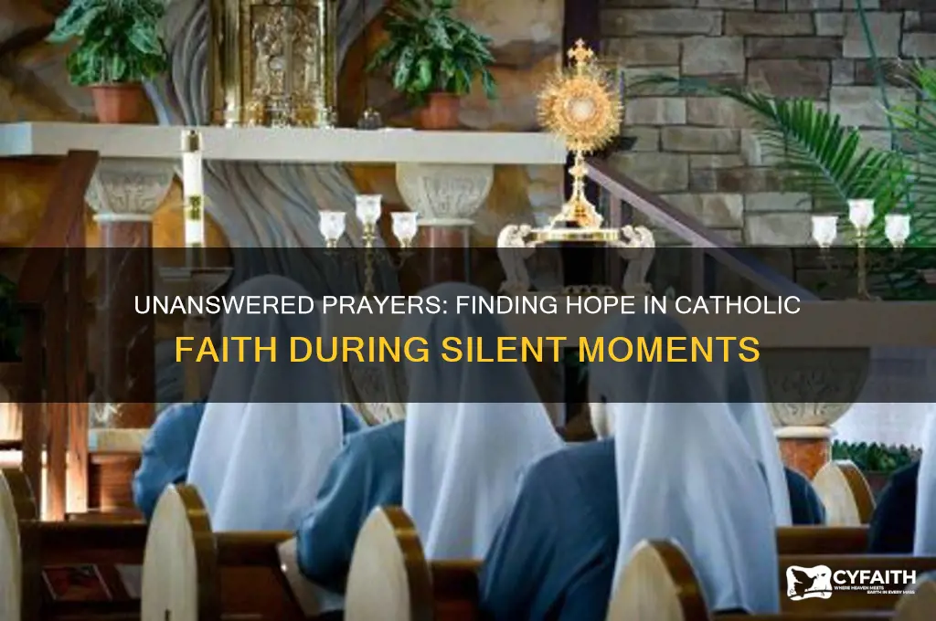 when prayers go unanswered catholic