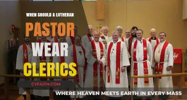 When Clergy Attire is Worn by Lutheran Pastors