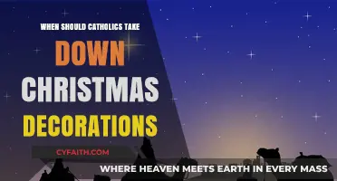 The Right Time for Catholics to Take Down Christmas Decorations