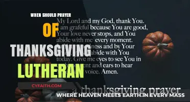 Embracing Gratitude: When to Offer a Lutheran Prayer of Thanksgiving
