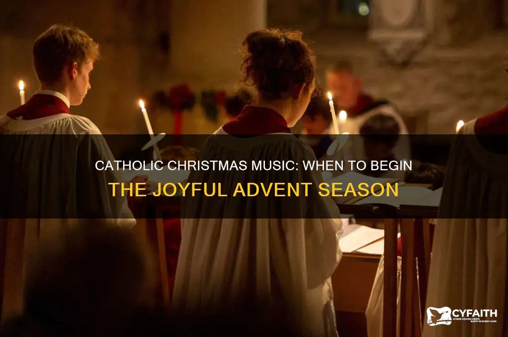 when should you start listening to christmas music catholic