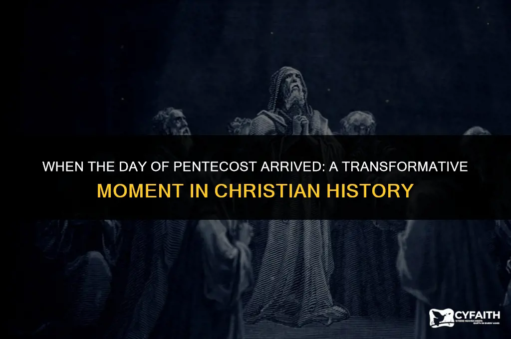 when the day of pentecost arrived