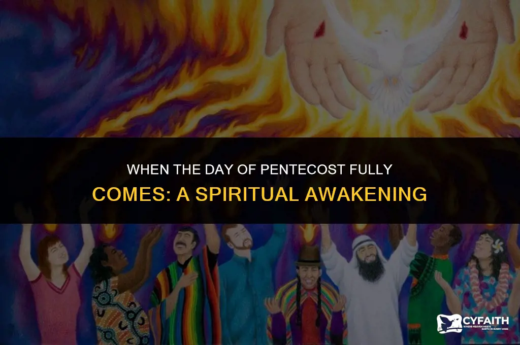 when the day of pentecost fully come