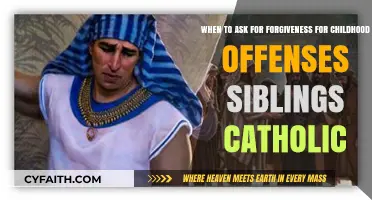 Seeking Sibling Forgiveness: Catholic Guidance for Childhood Offenses