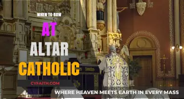 Catholic Altar Etiquette: When and How to Bow During Mass