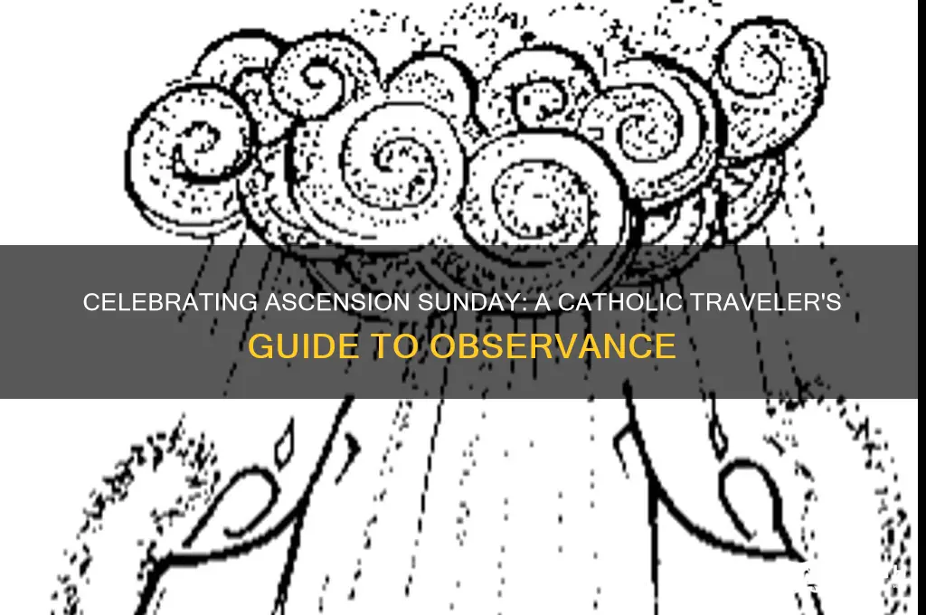 when to celebrate ascension sunday travelers catholic