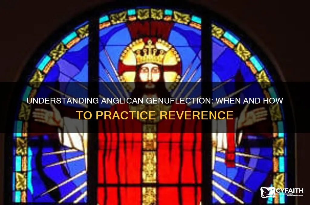 when to genuflect anglican