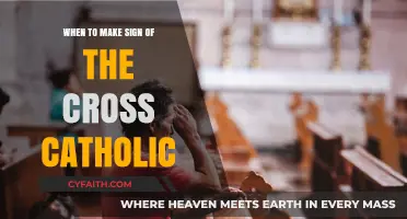 Understanding the Catholic Tradition: When to Make the Sign of the Cross