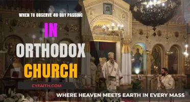 Orthodox Church 40-Day Passing: Observance Timing and Traditions Explained