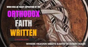 When Was 'An Exact Exposition of the Orthodox Faith' Written?