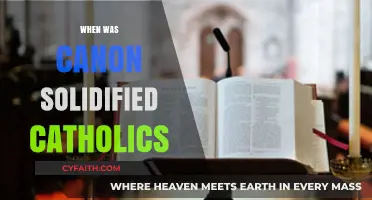 The Solidification of Canon in Catholic Tradition: A Historical Overview