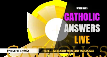 Exploring the Origins of Catholic Answers Live: A Historical Overview