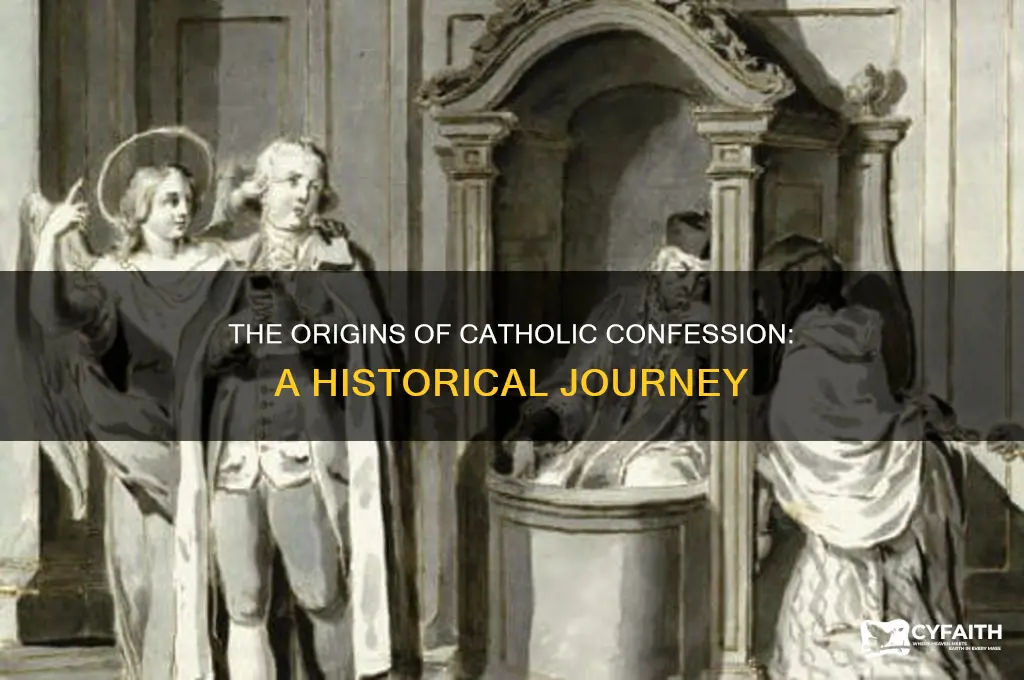 when was catholic confession started