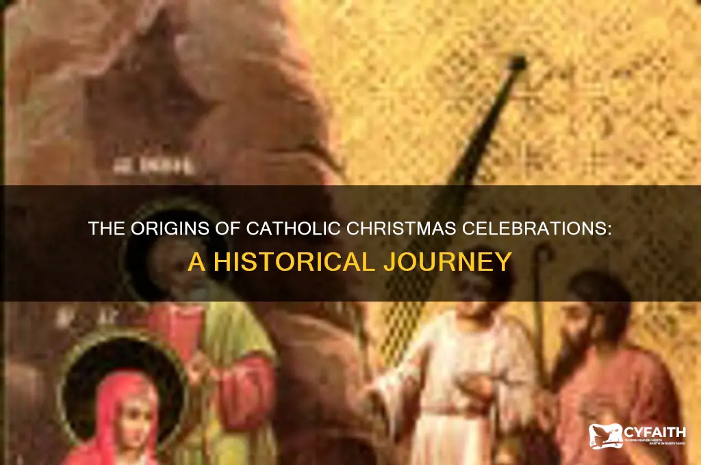when was christmas first celebrated catholic