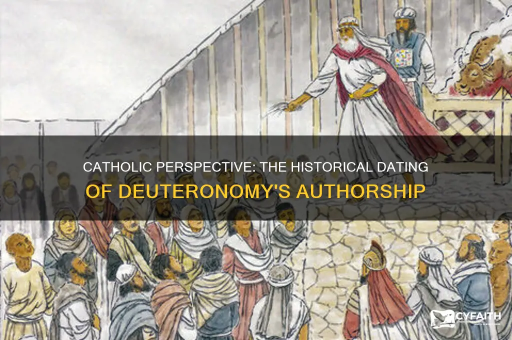 when was deuteronomy written catholic