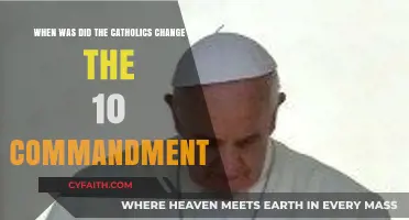 When Did Catholics Revise the Traditional Ten Commandments?