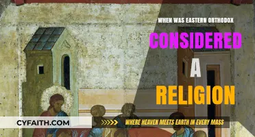 The Historical Recognition of Eastern Orthodox as a Religion