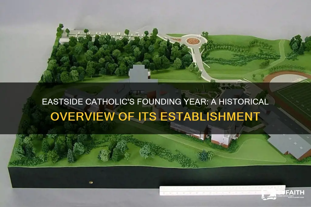 when was eastside catholic founded