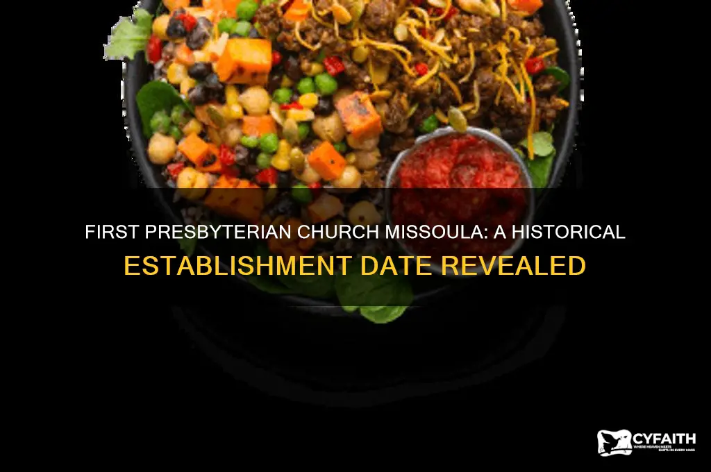 when was first presbyterian church missoula established