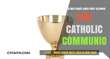 Grape Juice in Catholic Communion: A Historical Shift Explained