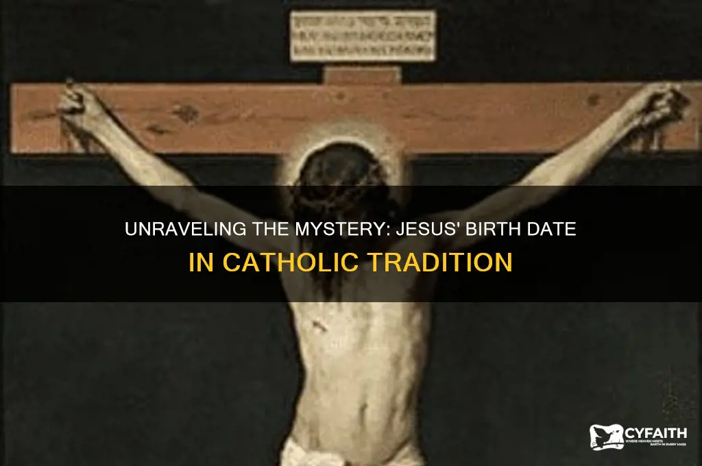 when was jesus actually born catholic