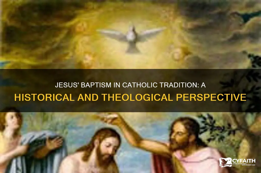 when was jesus baptised catholic