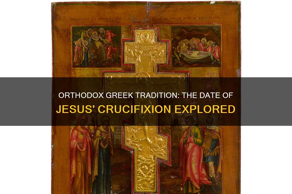 when was jesus crucified in the orthodox greek