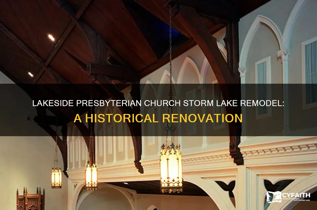 when was lakeside presbyterian church in storm lake remodeled