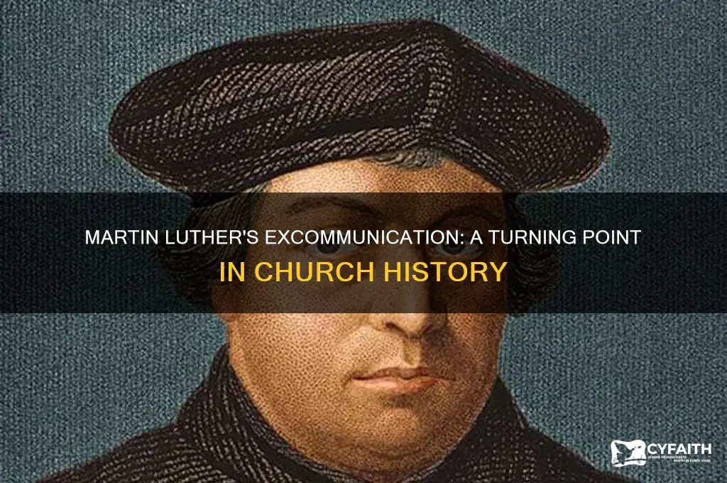 when was martin luther excommjted from the catholic chiurch