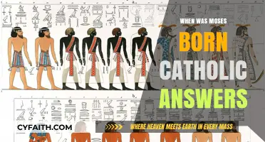Moses' Birth: Catholic Insights on the Timeline of His Life