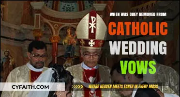 Obey" Removed: The Evolution of Catholic Wedding Vows Explaine