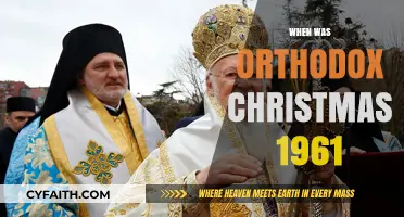Orthodox Christmas 1961: Celebrating the Nativity in January