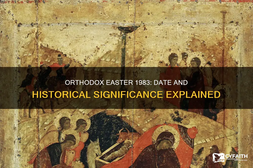 when was orthodox easter 1983