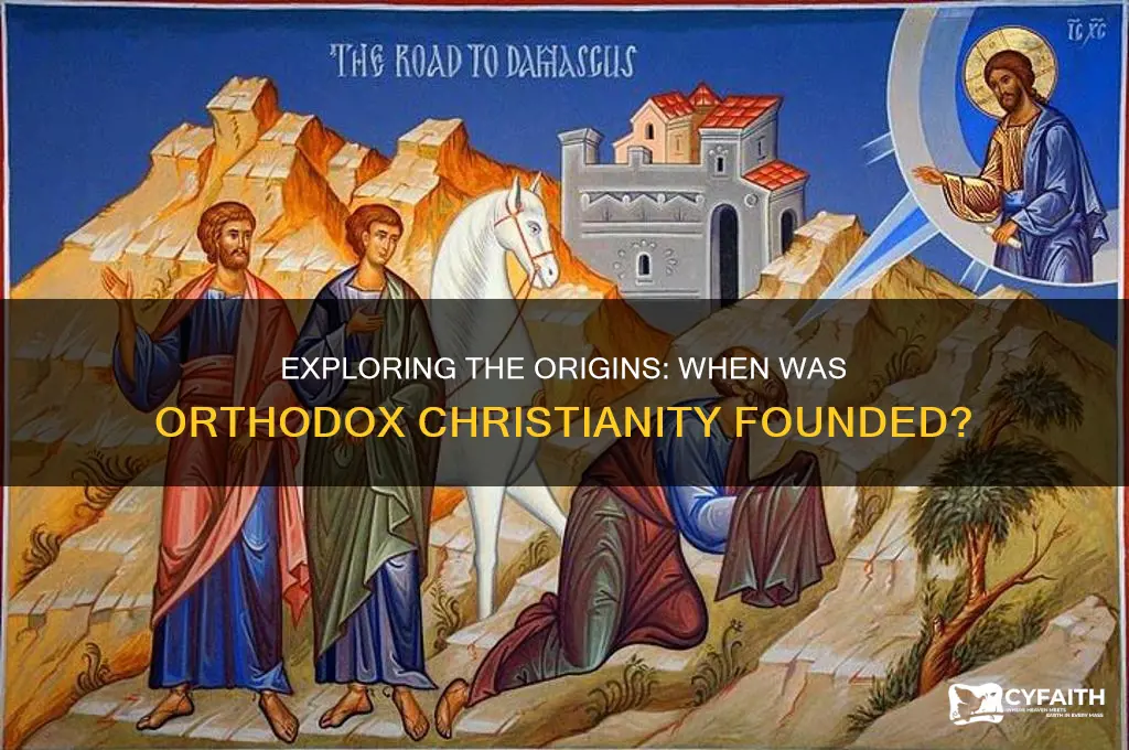 when was orthodox founded