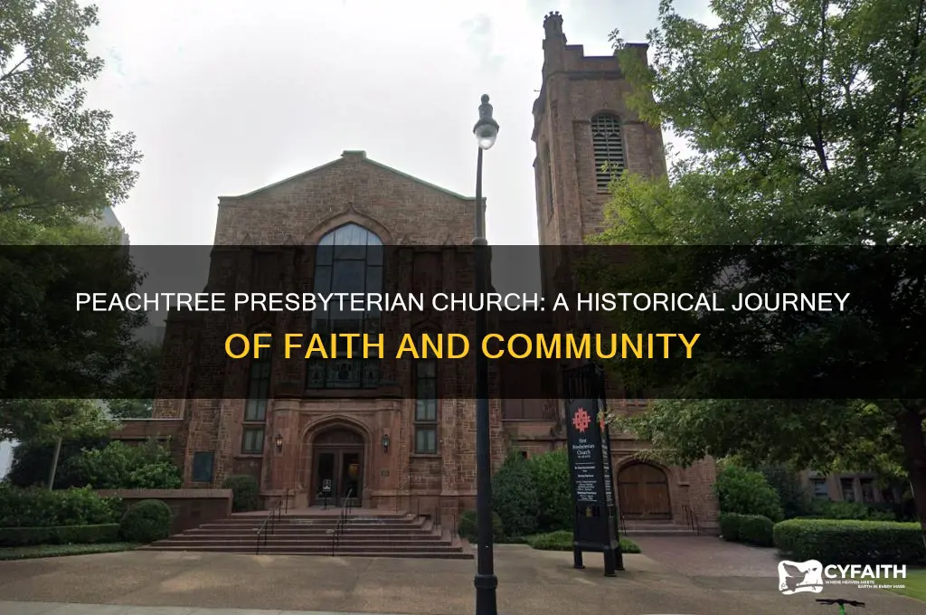 when was peachtree presbyterian church established