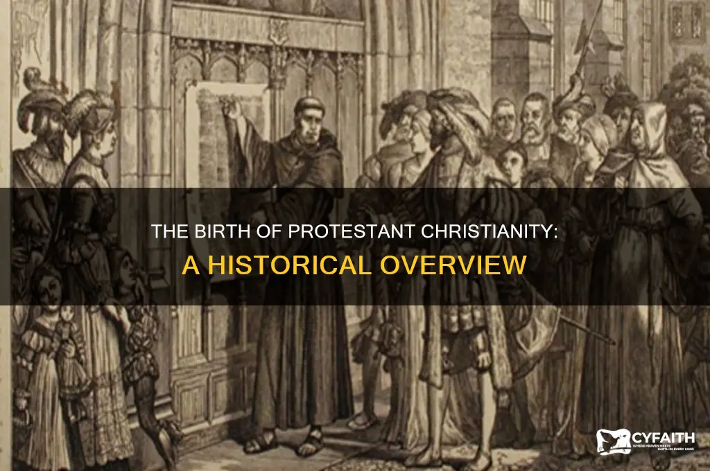 when was protestant christianity created