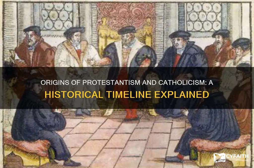 when was protistant and catholic created