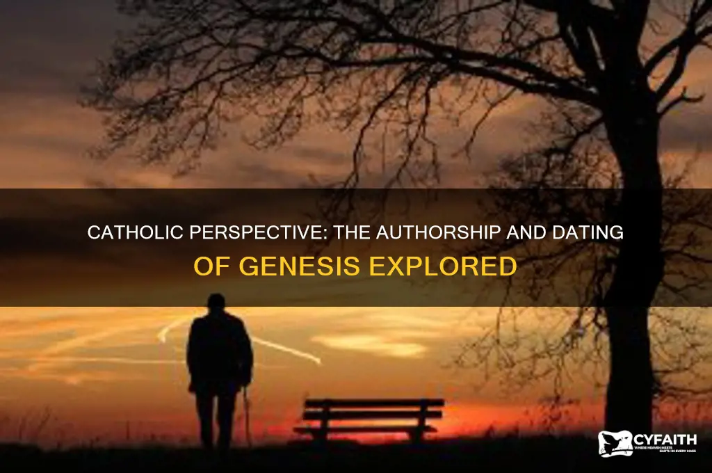 when was the book of genesis written catholic