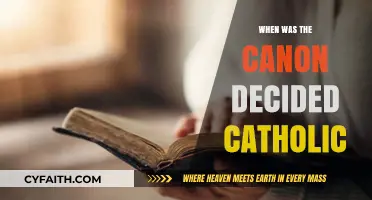 When Was the Catholic Biblical Canon Officially Established?