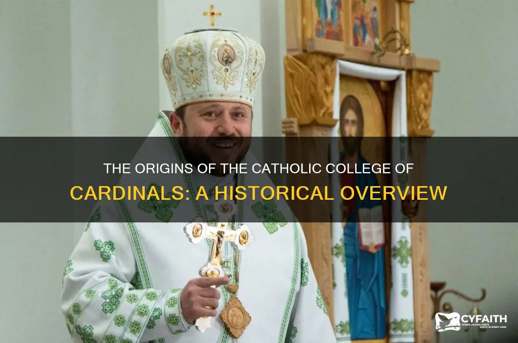 when was the catholic college of cardinals created