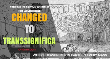 Transubstantiation to Transsignificance: Evolution of Catholic Eucharistic Doctrine