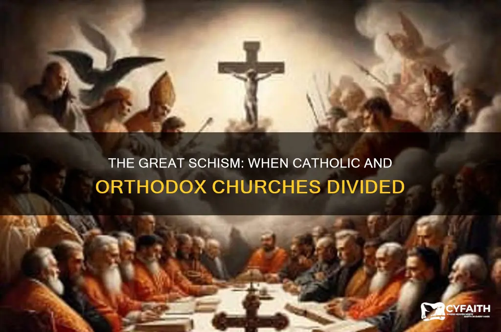 when was the catholic orthodox schism