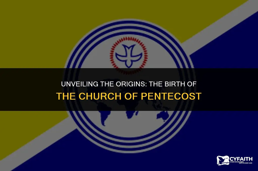 when was the church of pentecost established
