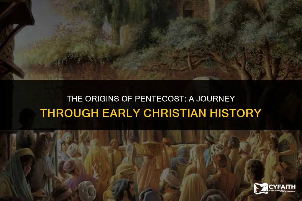 when was the first christian pentecost