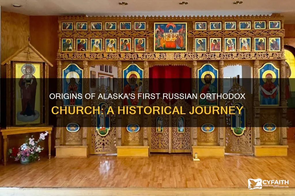when was the first russian orthodox church in alaska