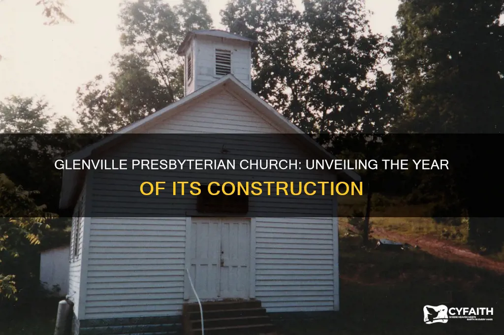 when was the glenville presbyterian church built