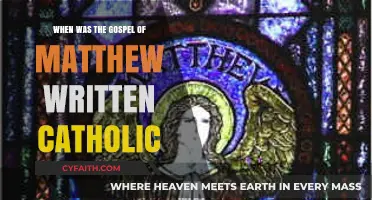 Catholic Perspective: Dating the Gospel of Matthew's Authorship