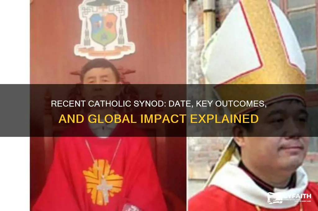 when was the last catholic synod